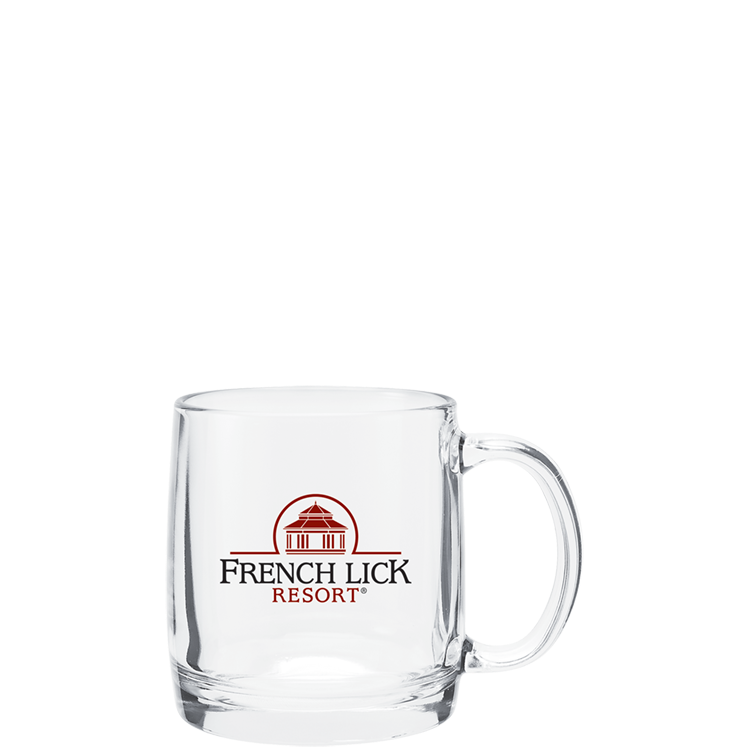 13 oz Nordic Glass Mug – Clear
