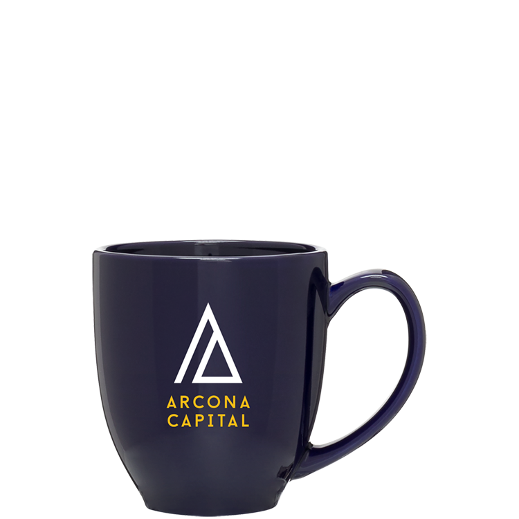 15 oz Bistro Ceramic Mug – Cobalt Blue