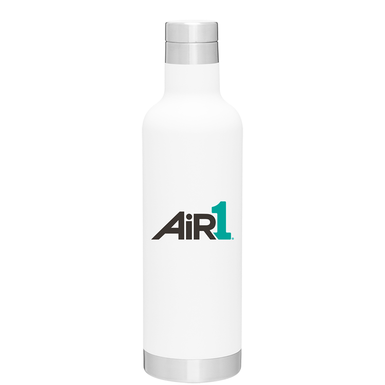 25 oz h2go Noir Water Bottle – Matte White