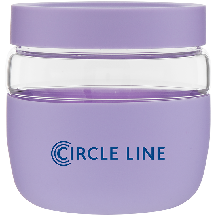 22 oz h2go Graze Glass Container – Lavender