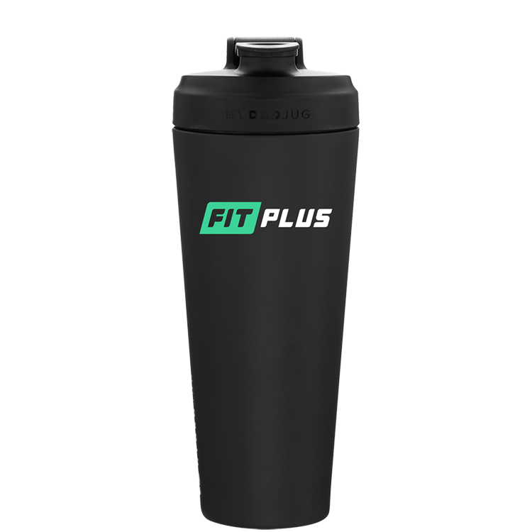 24 oz Hydroshkr Stainless Steel Shaker Bottle – Black