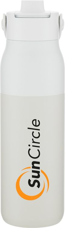34 oz Larq Swig Top Water Bottle – Granite White
