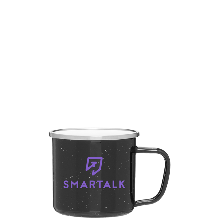 13 oz Whitney Enamel Camper Travel Mug Mug – Black