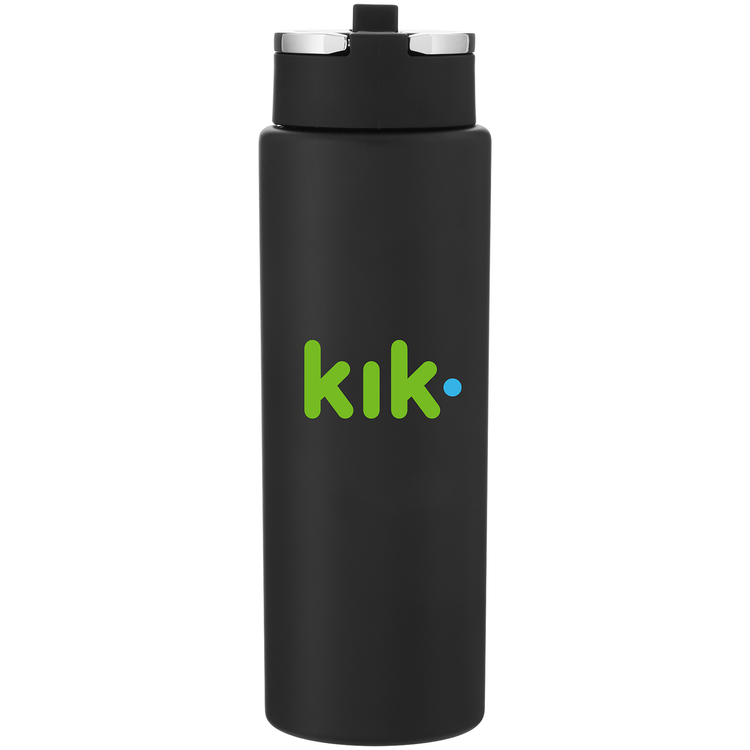 20 oz h2go Hardy Water Bottle – Matte Black