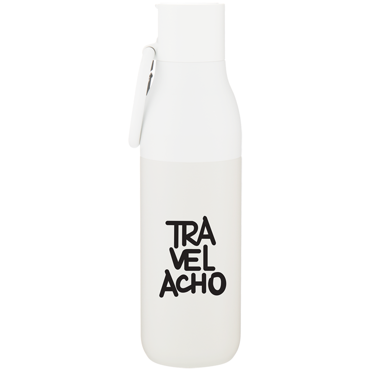25 oz Larq Flip Top Water Bottle – Granite White
