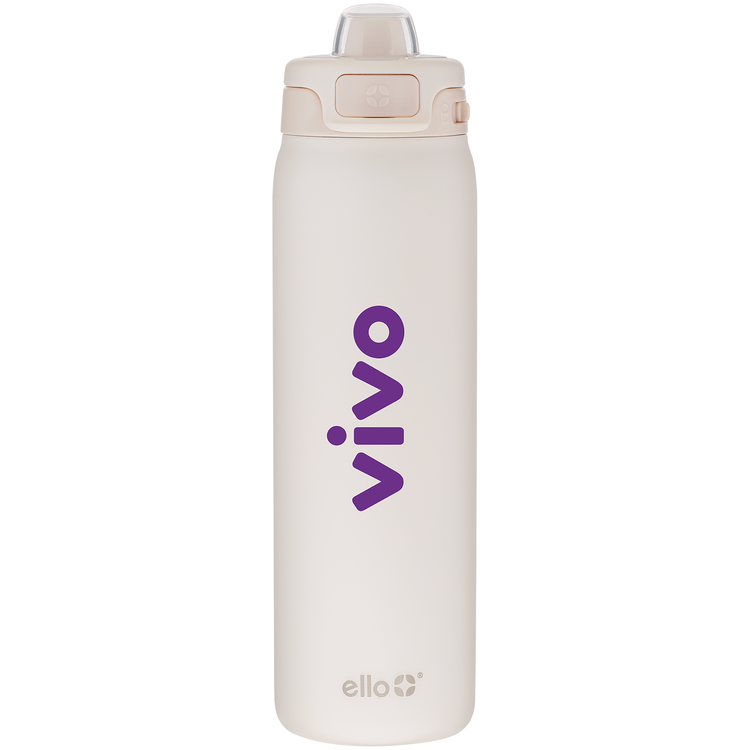 22 oz Ello Pop & Fill Water Water Bottle – Tonal Cream