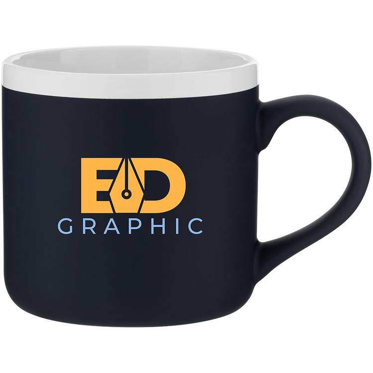 12 oz Elara Ceramic Mug – Navy