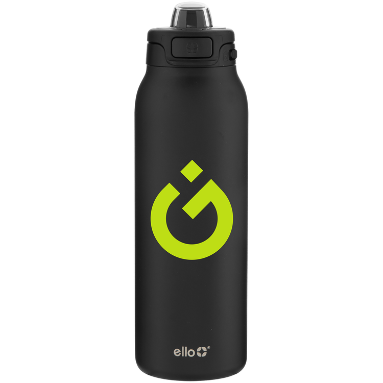 32 oz Ello Pop & Fill Water Water Bottle – Black