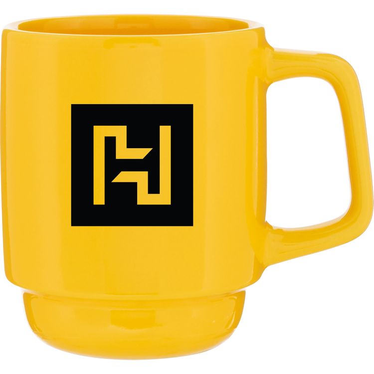16 oz Olly Ceramic Mug – Athletic Gold