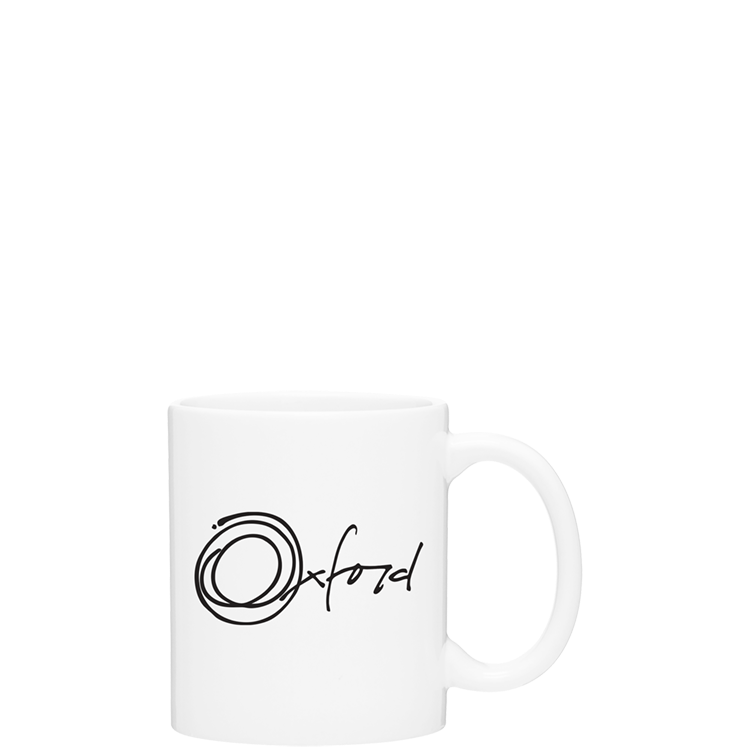 11 oz C-Handle Ceramic Mug – White