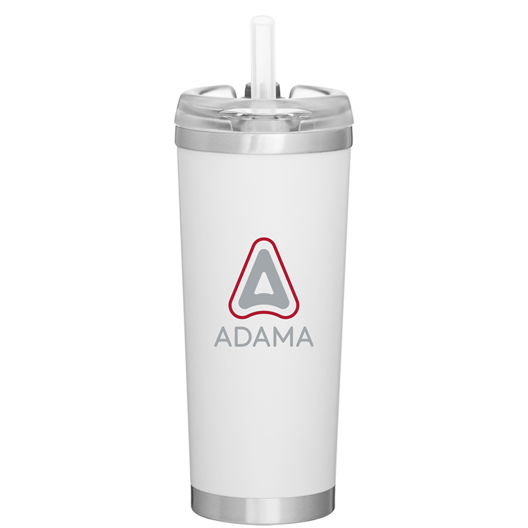 24 oz Brooklyn Travel Tumbler – Matte White