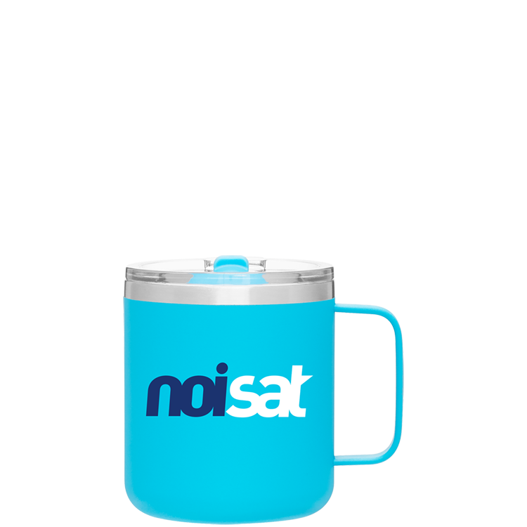 12 oz Camper Travel Mug – Matte Aqua