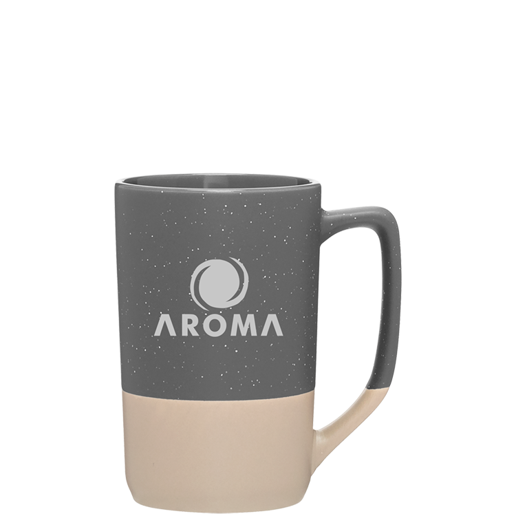 17 oz Damon Ceramic Mug – Gray